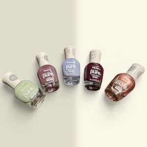 Pure Nail Polish - Assorted Colors (Green, Mauve, Lavender, Burgundy, Copper)